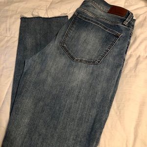 Express Cropped skinny Midrise size 12